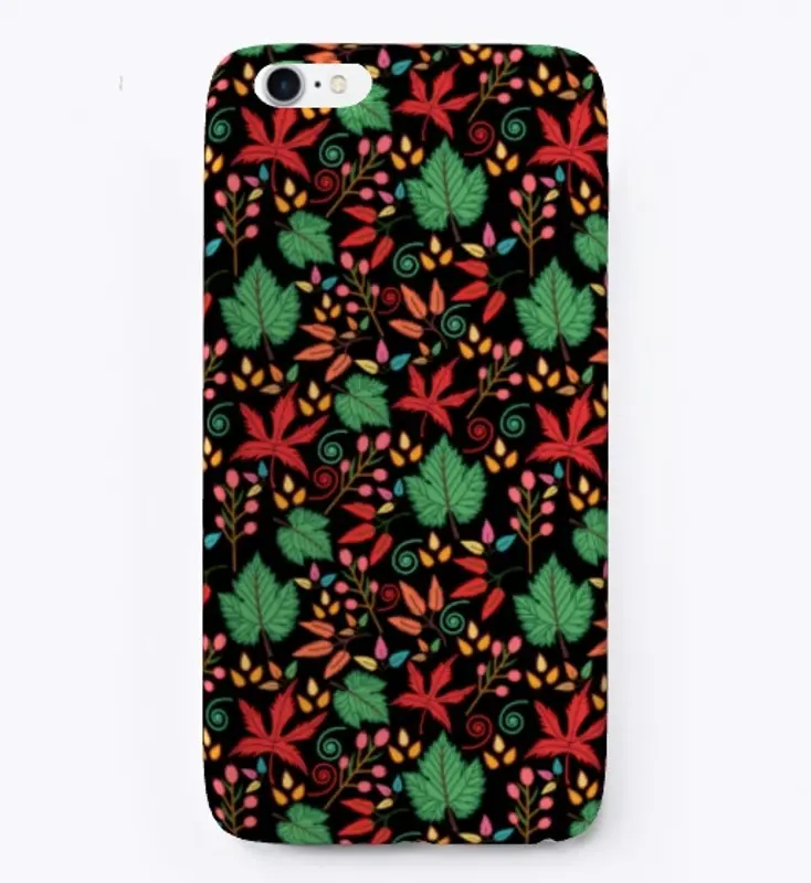 Summer Floral Leaves Pattern