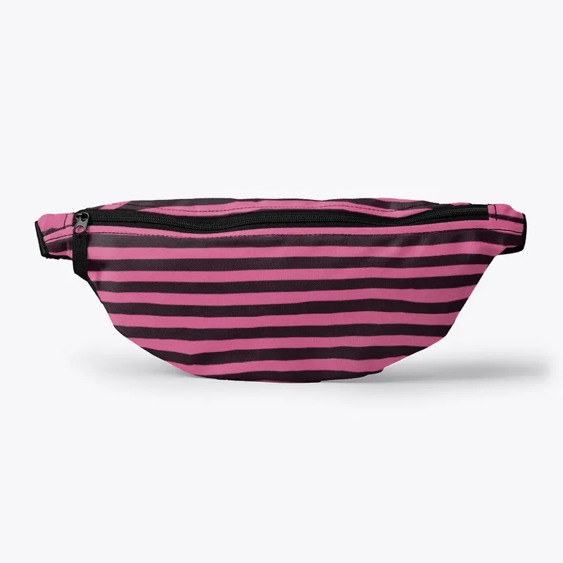 Striped Pattern Black And Pink