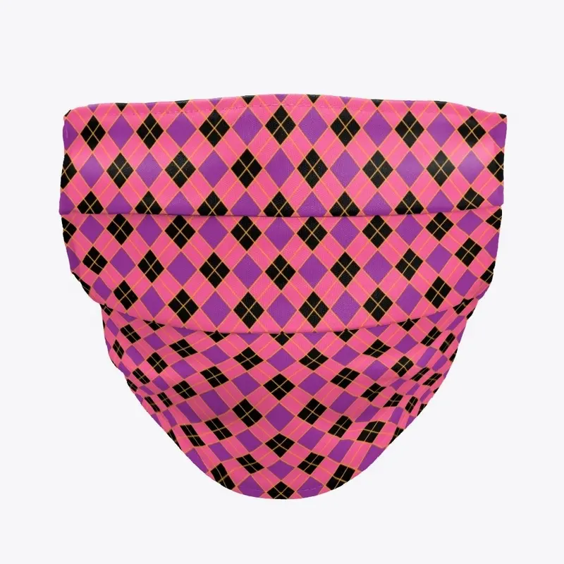 Plaid Checkered Pattern In Pink Purple