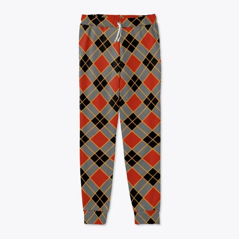 Plaid Checkered Pattern In Red And Black