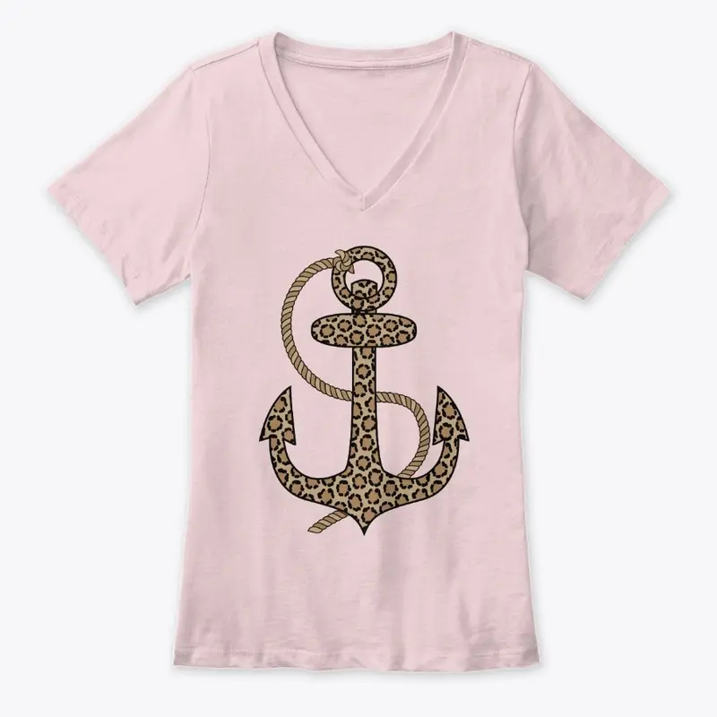 Leopard Print Anchor Nautical