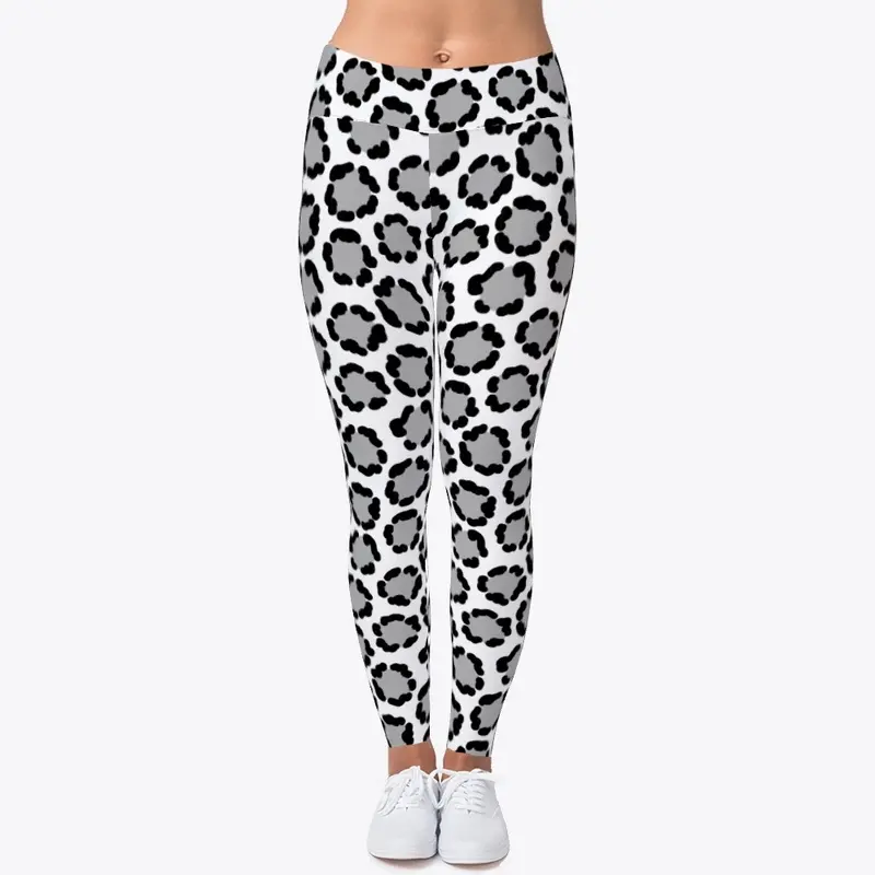 Snow Leopard Print or Snow Cheetah Print