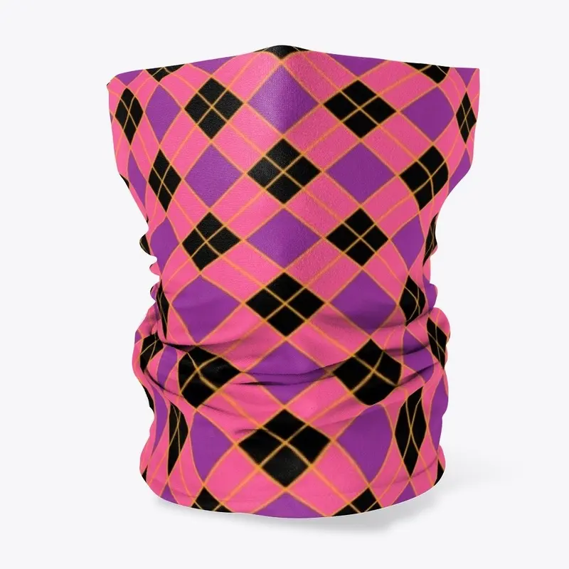 Plaid Checkered Pattern In Pink Purple