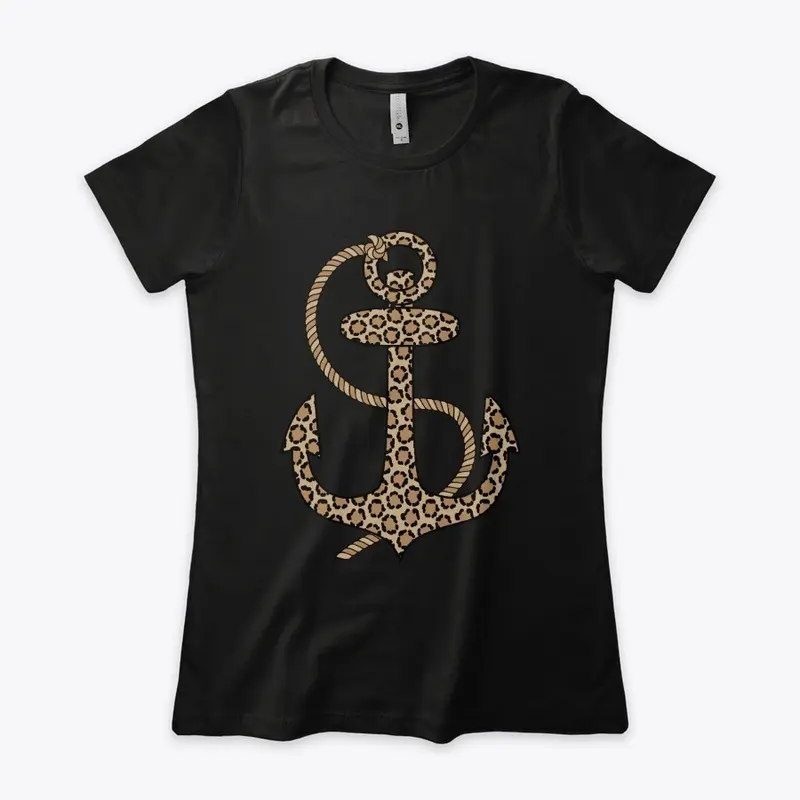 Leopard Print Anchor Nautical