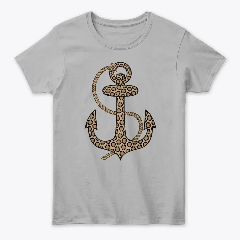 Leopard Print Anchor Nautical