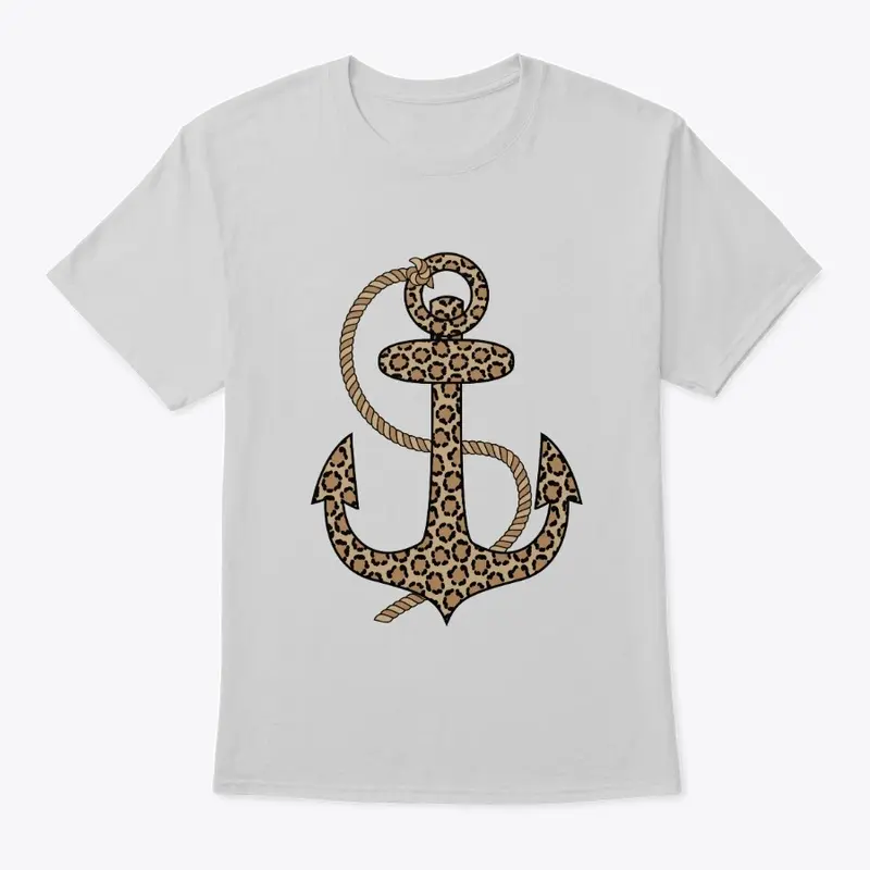 Leopard Print Anchor Nautical