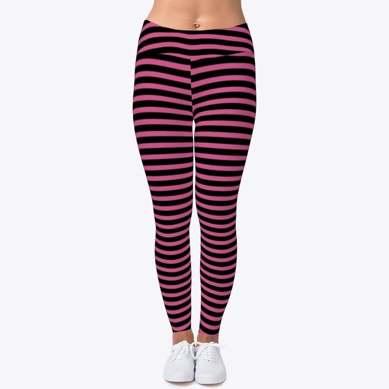 Striped Pattern Black And Pink