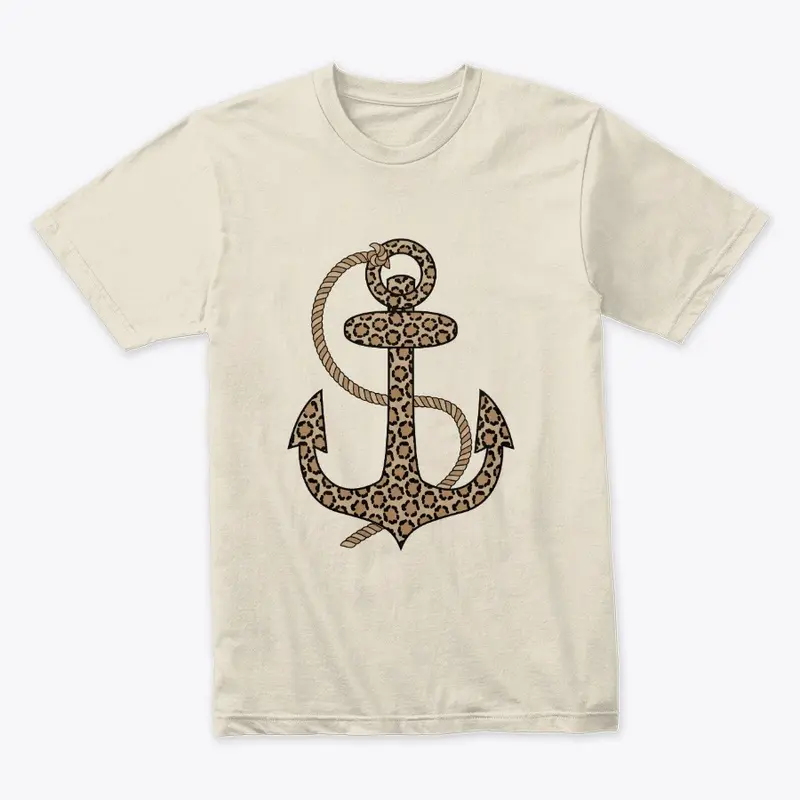 Leopard Print Anchor Nautical